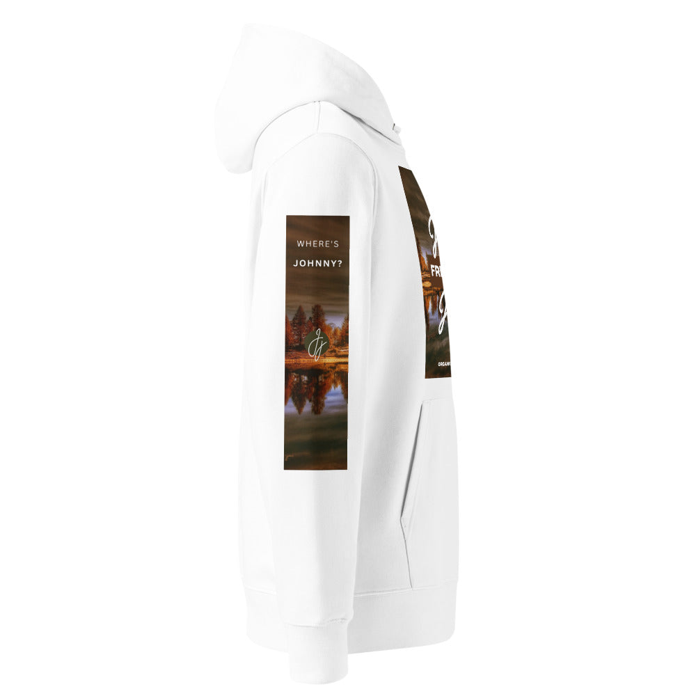 Free 2 Live - Organic Unisex Hoodie - Limited Edition Johnny Jungles  (JJ1)